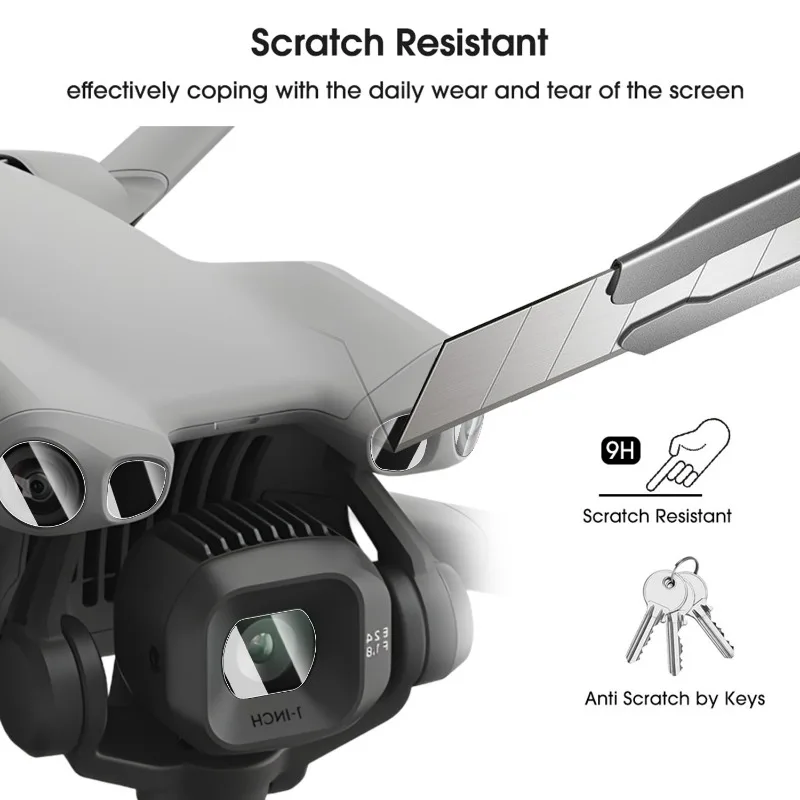 5-1 مجموعات عدسة فيلم ل DJI Mini 5 Pro كاميرا بدون طيار الزجاج المقسى عدسة الكاميرا واقية المضادة للخدش الأفلام ل DJI Mini 5Pro Pro