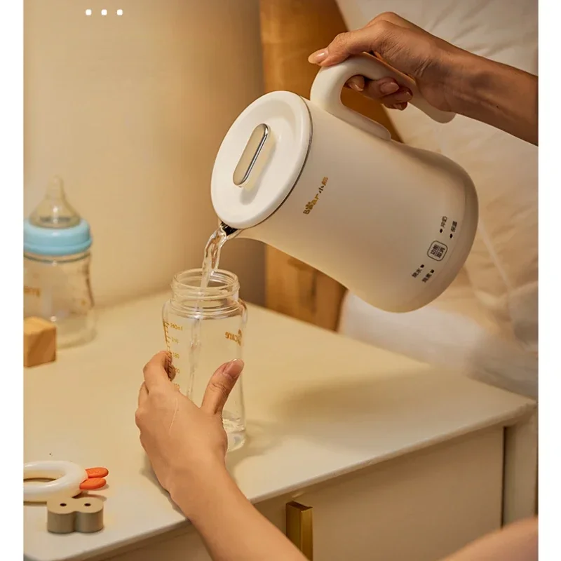 Bollitore elettrico portatile Bollitore termico da viaggio Tazza bollente per acqua non pieghevole Bollitore elettrico da viaggio per la casa Elettrodomestico portatile