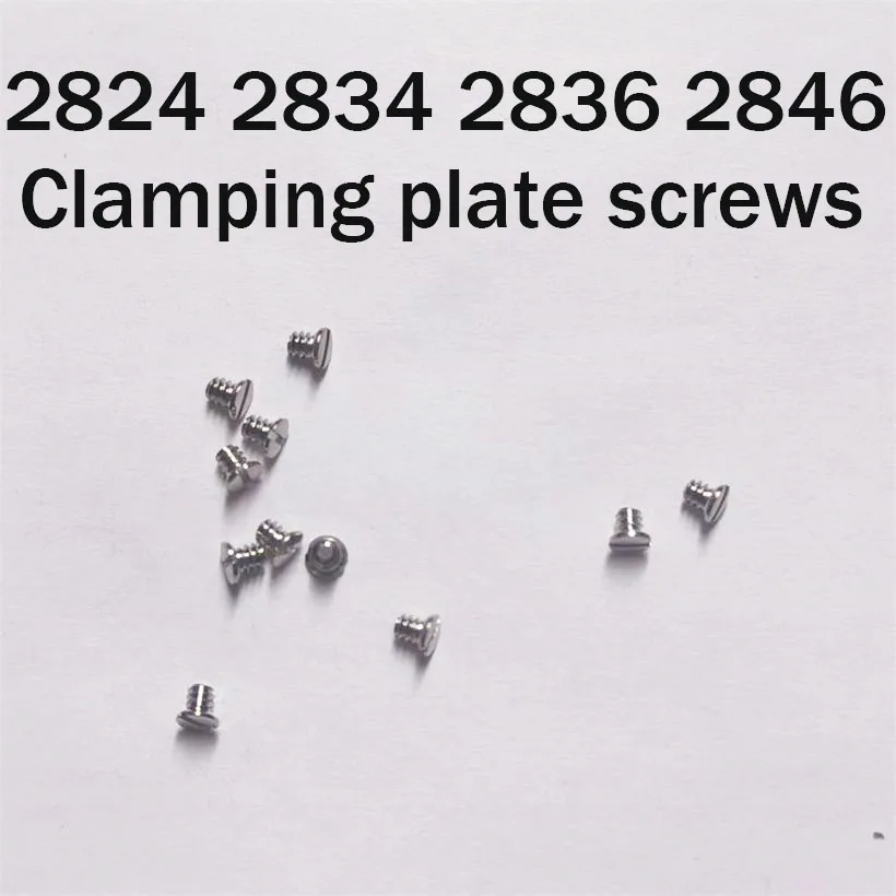 10 Pieces Clamp Plate Screw Watch Accessories Are Suitable For 2824 2834 2836 2846 Movements Clamp Plate Screw Movement Parts