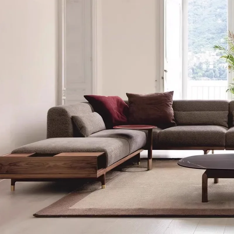 Light luxury sofa, sales department to negotiate and receive modern simple hotel clubhouse card seat, model room solid wood