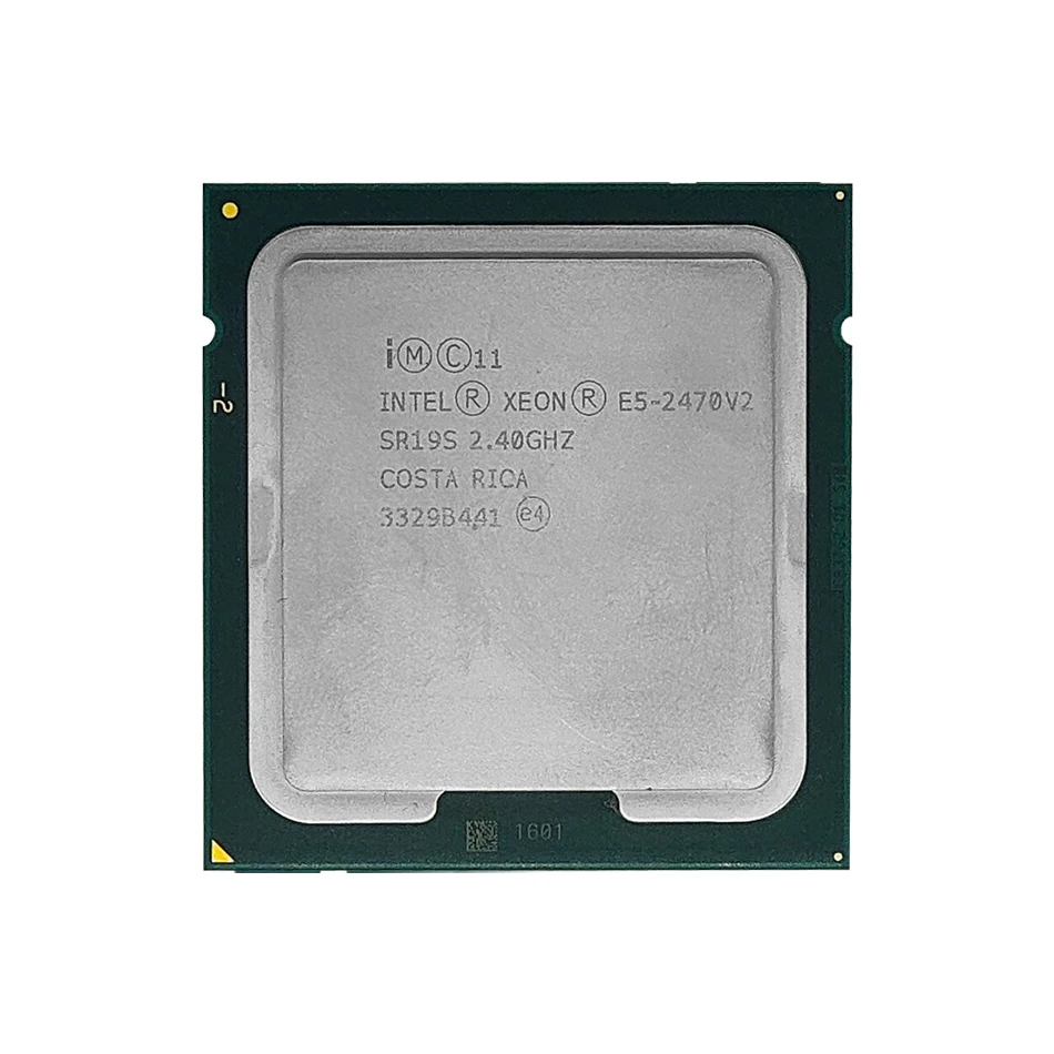 Used Original Intel Xeon E5 2470V2 Processor Ten-Core Twenty-Thread LGA 1356 E5 2470 V2 CPU 2.4GHz 25M 95W E5-2470 V2 CPU