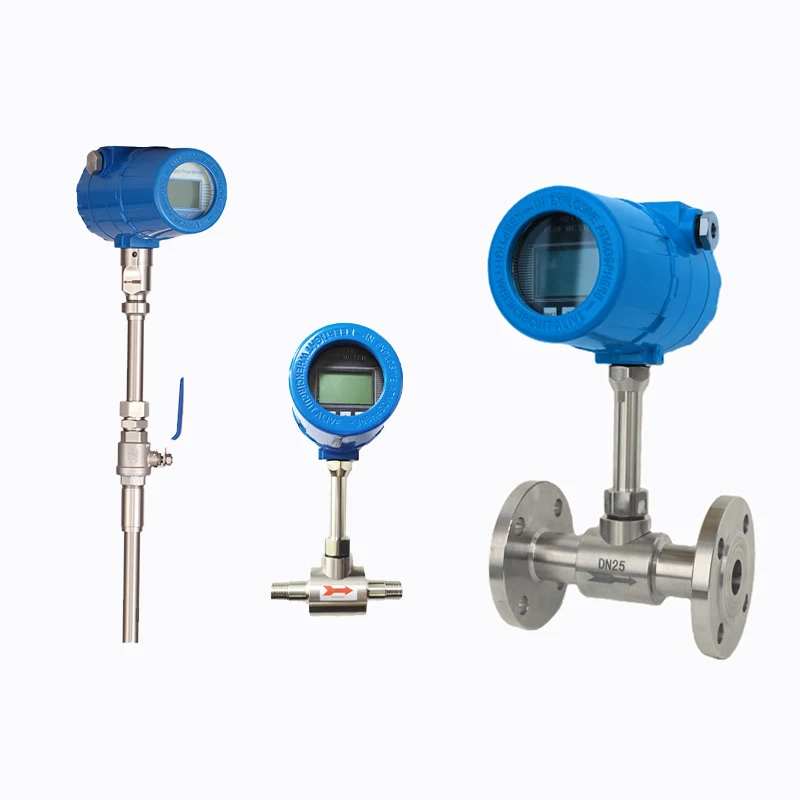 RKS Thermal Gas Mass Flow Meter Air Natural Pipeline Insertion Type Stainless Steel Flange Small Flow Supports Customization