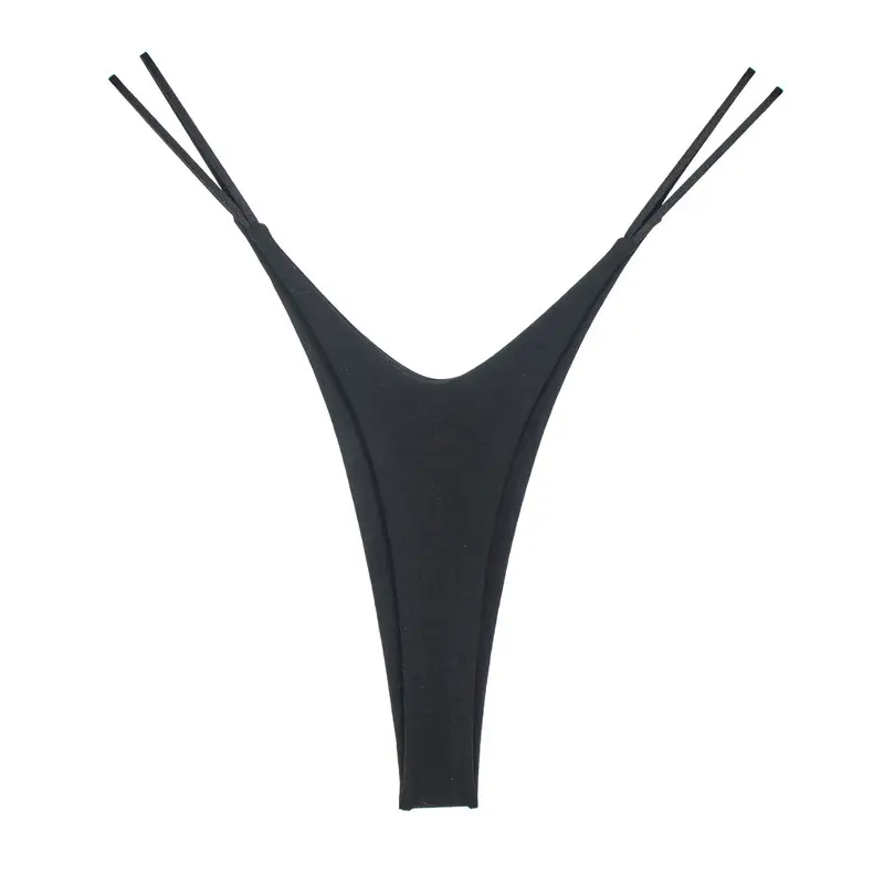 8PCS Cotton Circle Split Women's Thongs, Sexy Lingerie