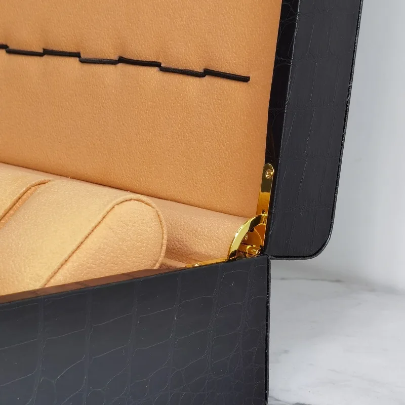 Large Luxury Watchmaker Box 24 Slots Watches Storage Case Mechanical Wrist Watch Organizer for Men Travel Display