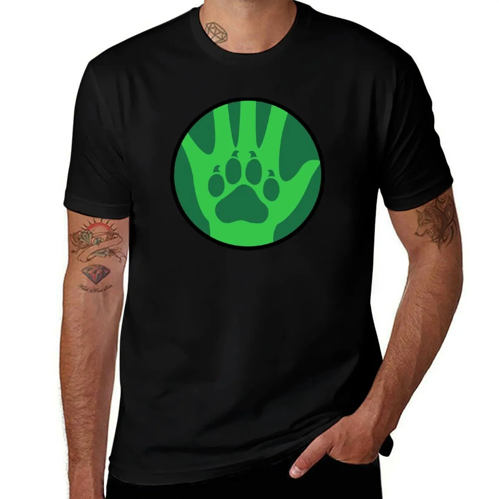 Beast Boy paw shirt T-Shirt Sport Basic Moisture Wicking Tee