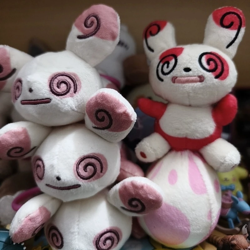 Genuine PokéMon Magic Imitation Pose Series Plush Pendant Doll Mime Jr. Buneary Spinda Trendy Doll Ornament Gift For Anime Fans