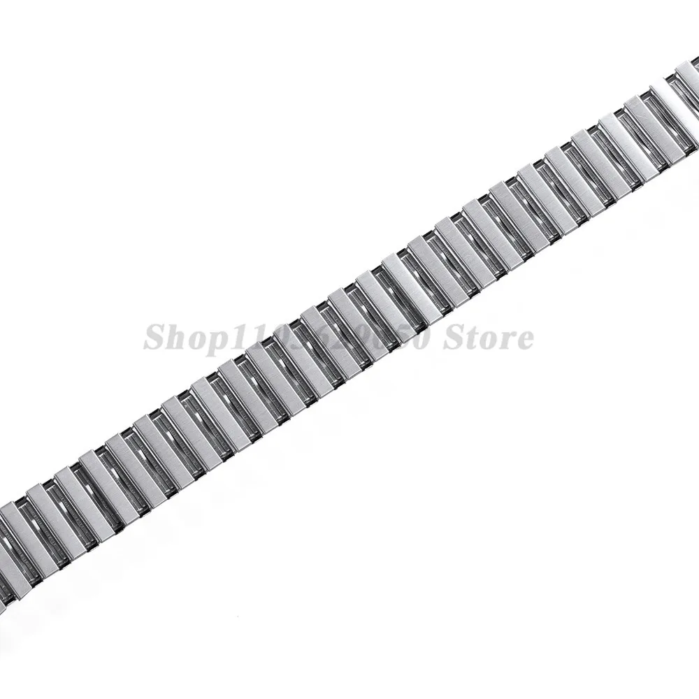Elastic Stretch WatchBand 22mm Metal for Huawei for Samsung Galaxy Flexible Strap Men Women Stainless Steel Bracelet Accessories