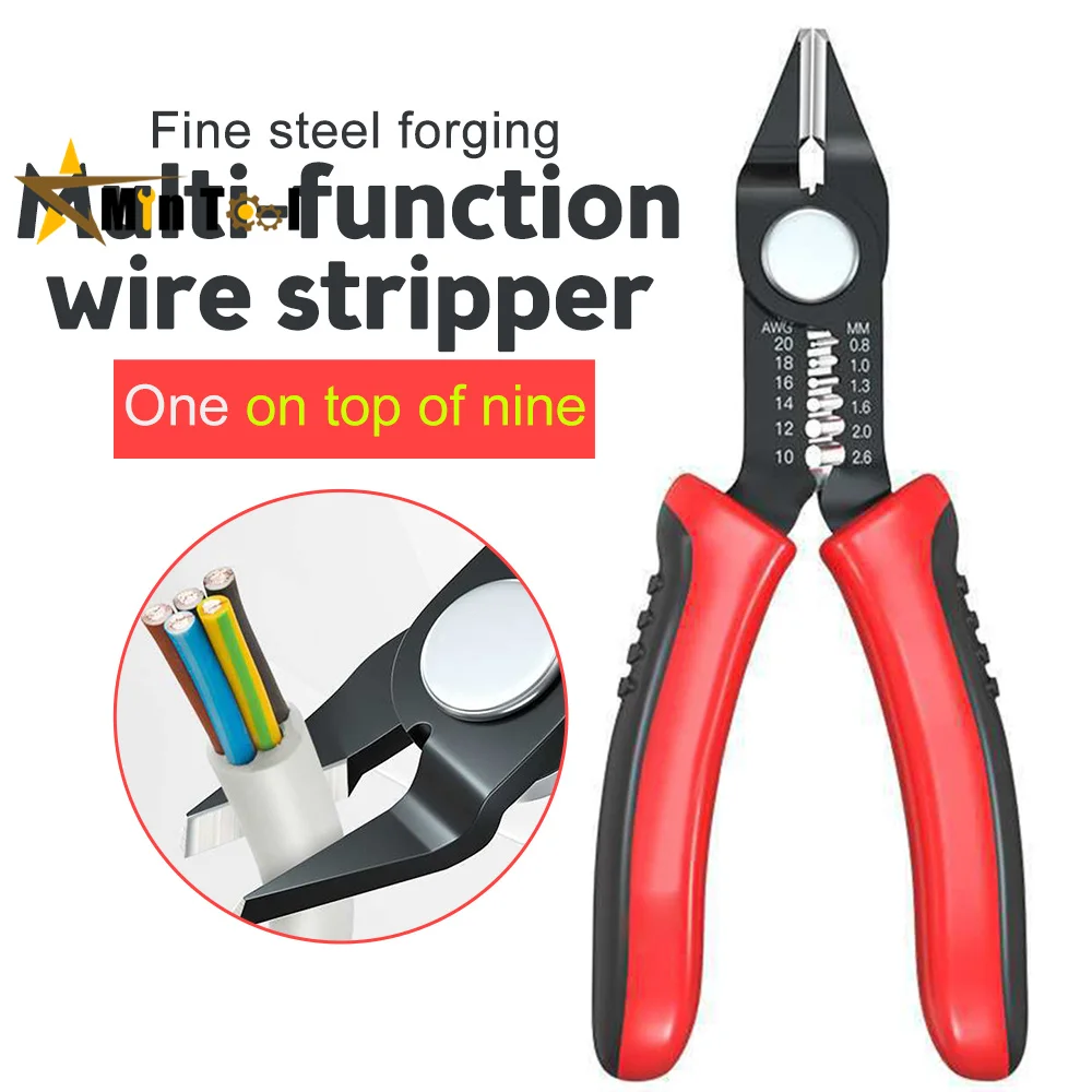 Wire Stripper Pliers Tools Automatic Stripping Cutter Cable Wire Crimping Electrician Repair Tool Hand Tool