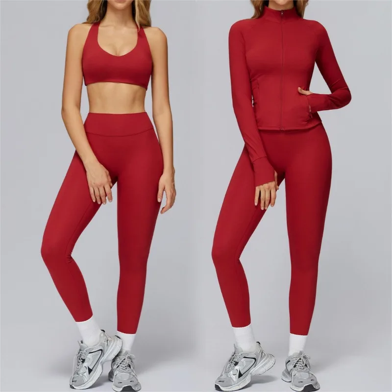 

Женский матовый комплект для йоги, бюстгальтер с перекрестной спинкой, узкие брюки с высокой талией, подтягивающие бедра, тренировочные костюмы, комплекты для бега на открытом воздухе, фитнеса