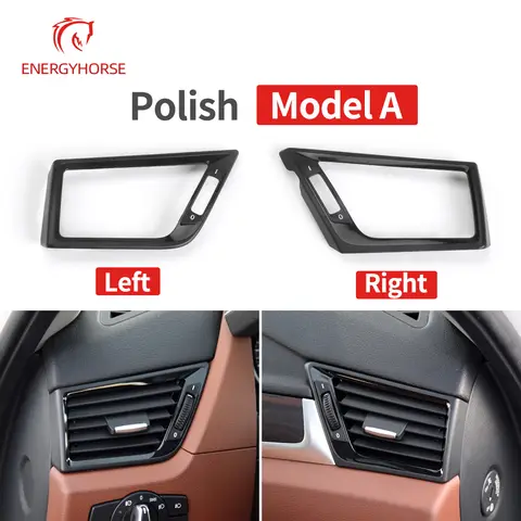 Car Front Left Right Row Wind Air Conditioning Vent Grill Outlet Panel Plate Cover For BMW X1 Series E84 Accessories 2010-2016 8 best sales bmw x1 air vent - №7