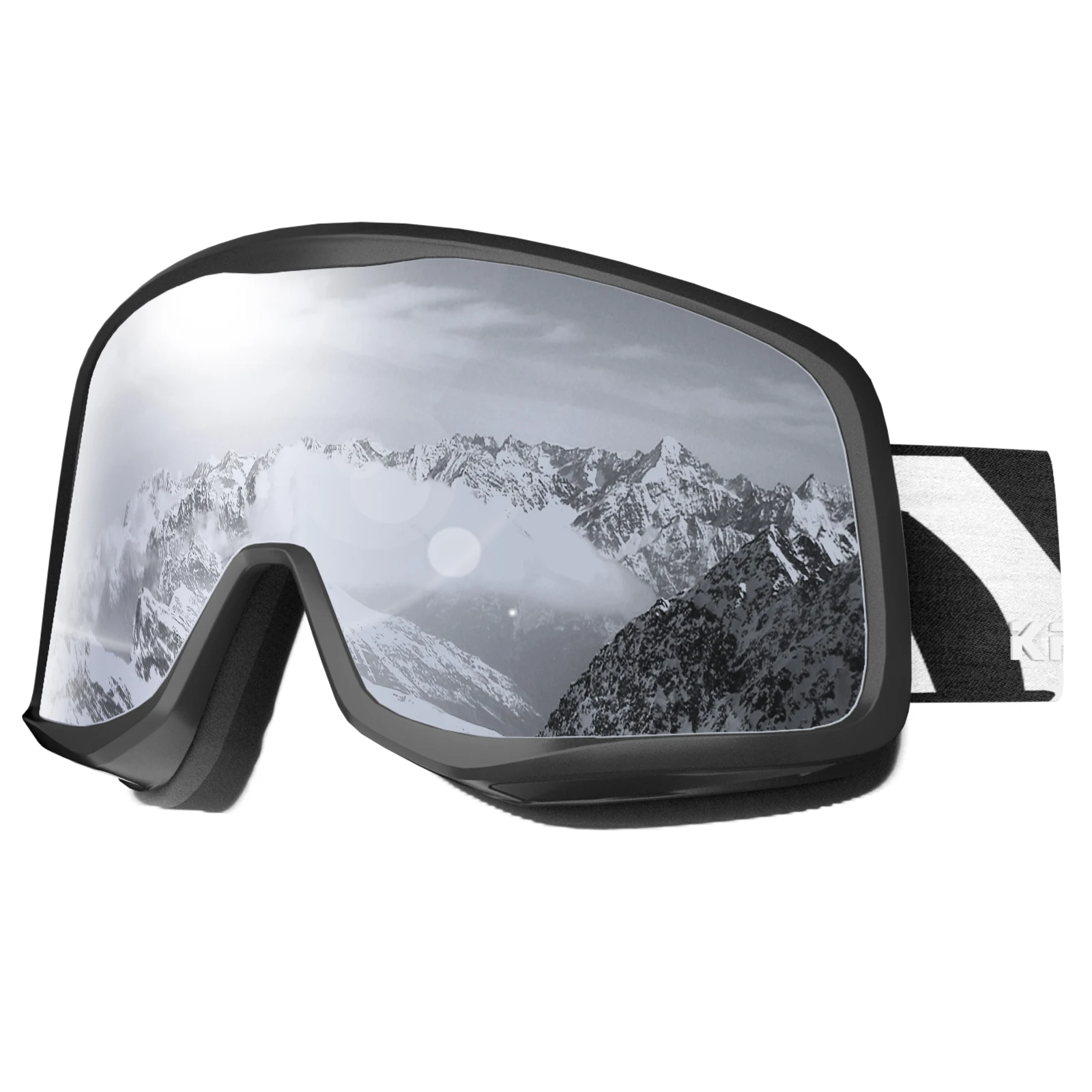 KAPVOE lunettes de Ski photochromiques UV400 masque de Ski hommes femmes Anti-buée lentille lunettes Kit neige motoneige adulte lunettes de snowboard