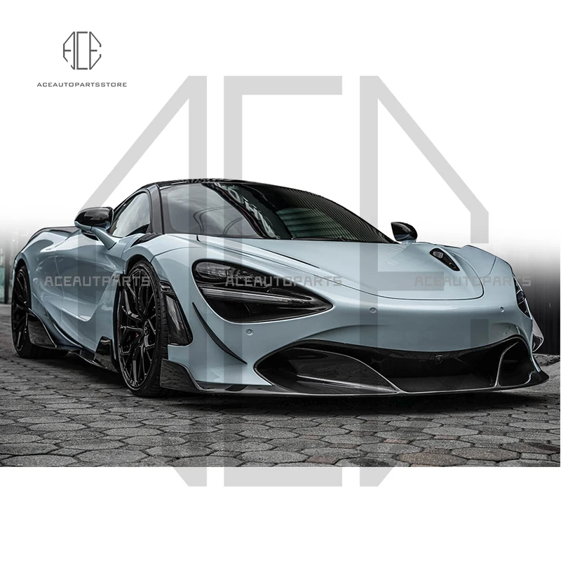 

Комплект кузова в стиле RYFT из сухого углеродного волокна для McLaren 720s Coupe, передний диффузор для губ, задний спойлер, крыло, идеальная подходит