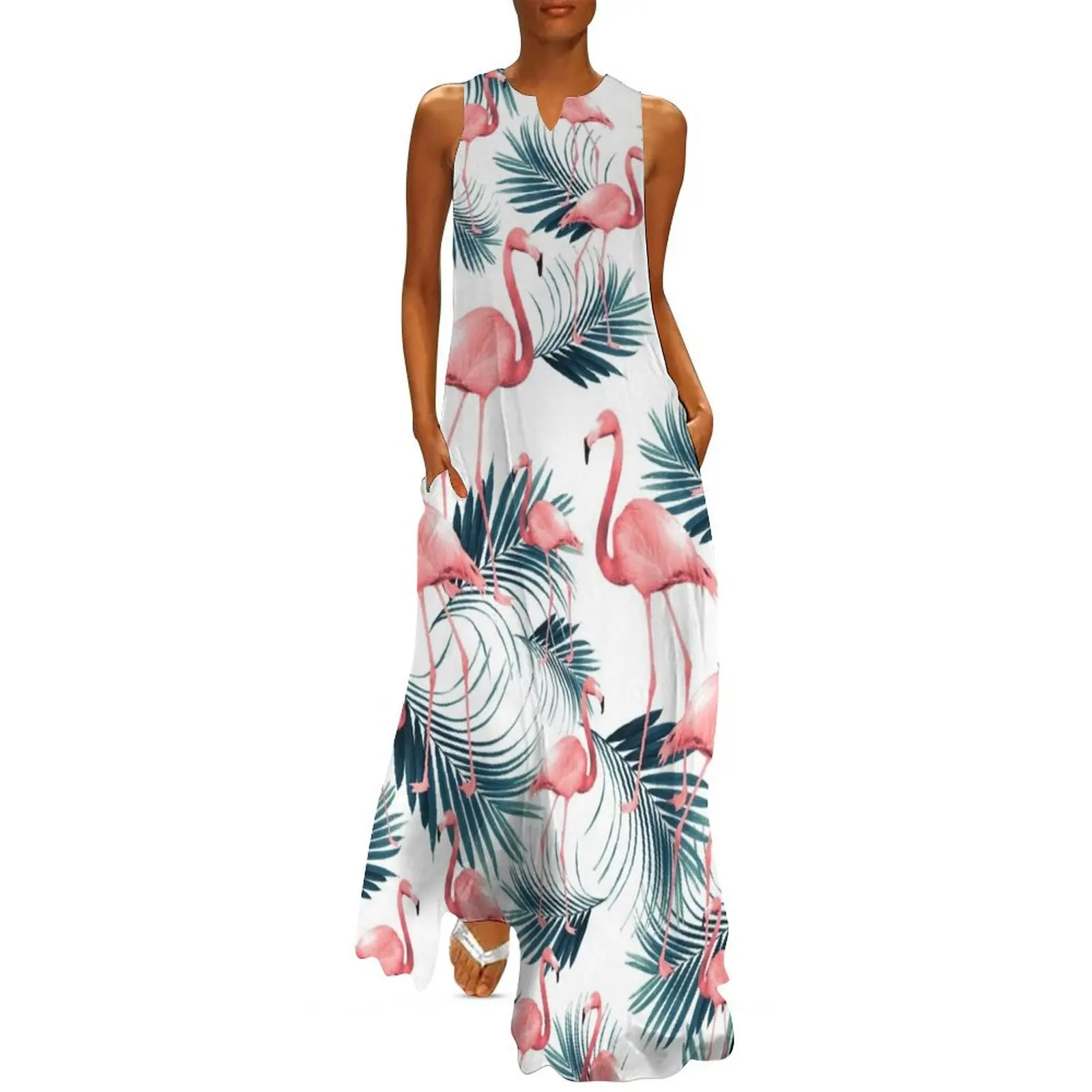 

Summer Flamingo Palm Vibes #1 #tropical #decor #art Long Dress Long dresses women"s dresses luxury women"s summer clothing 2024