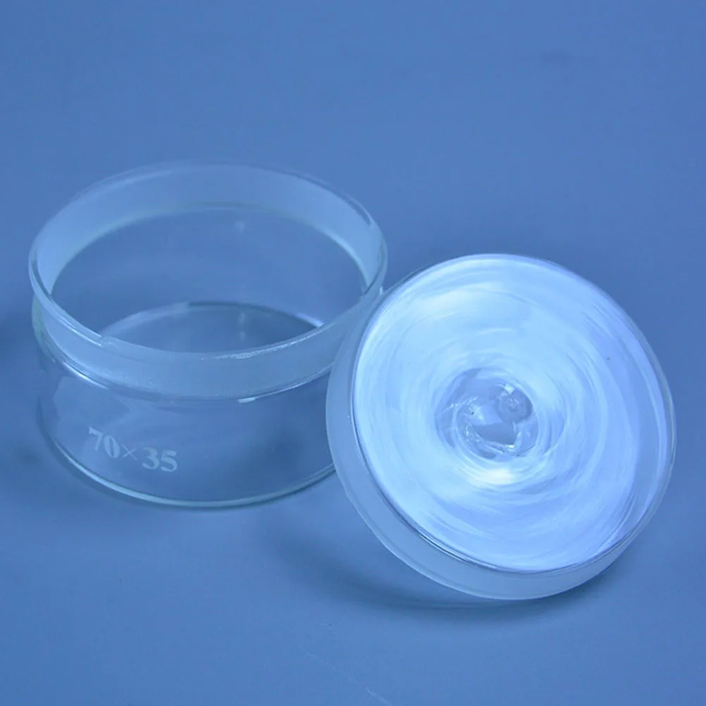 

4 Pcs Chemistry Glassware Weighing Bottle for Scientific Reagent Laboratory Stopper Wear Boats