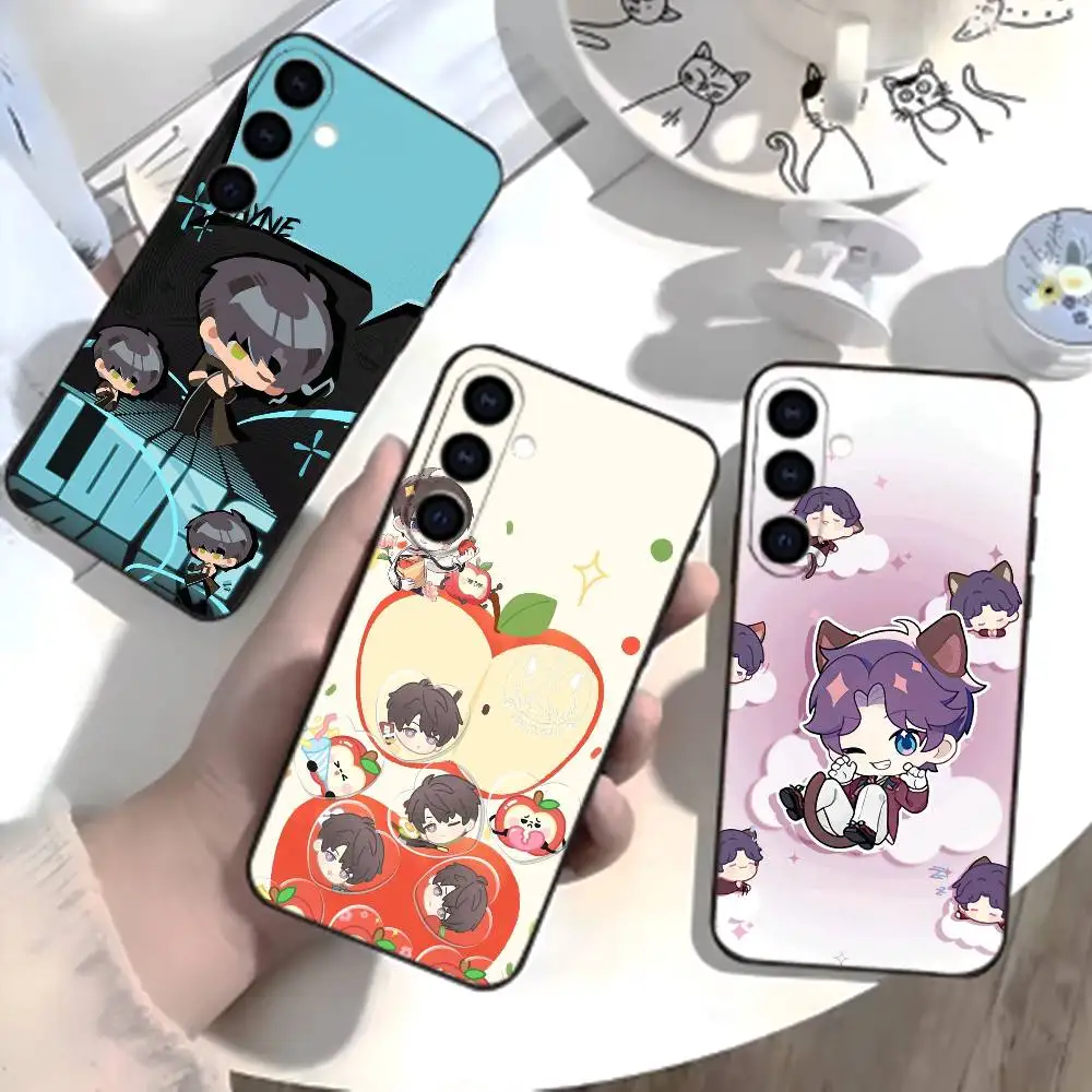 

L-Love And Deepspace Phone Case For Samsung Galaxy A73,21,22,32,71,53,52,51,80,5G Soft Black Cover