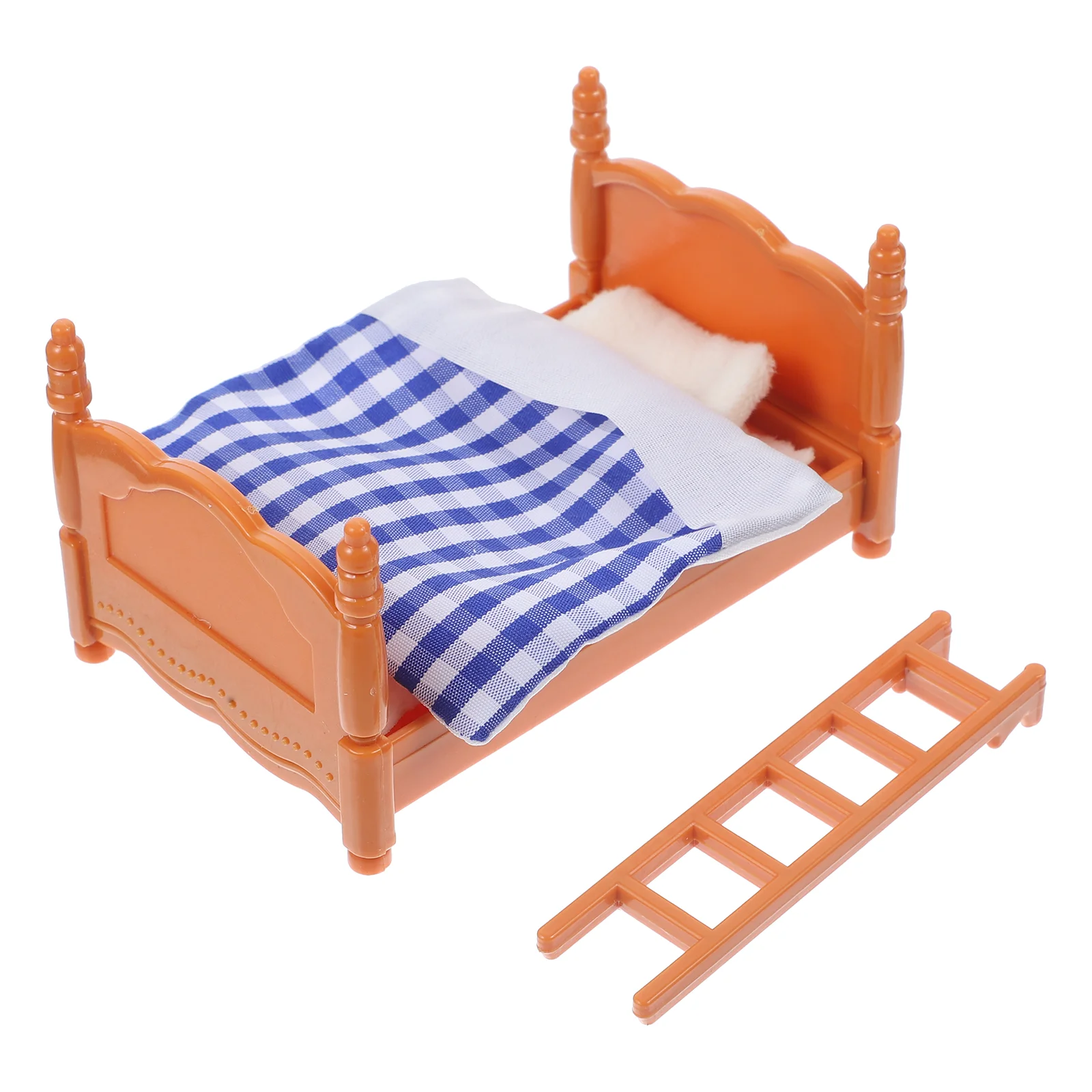 Bed Model Dolls House Bookcase Decor Dollhouse Baby Mini Decoration Cradle Accessories Furniture Models Scene Household