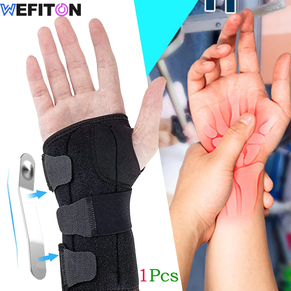 

1Pcs Pain Relief Wrist Support Brace Ambidextrous Splint for Arthritis Fracture Sports Strains Wrist Hand Stabilizer Immobilizer