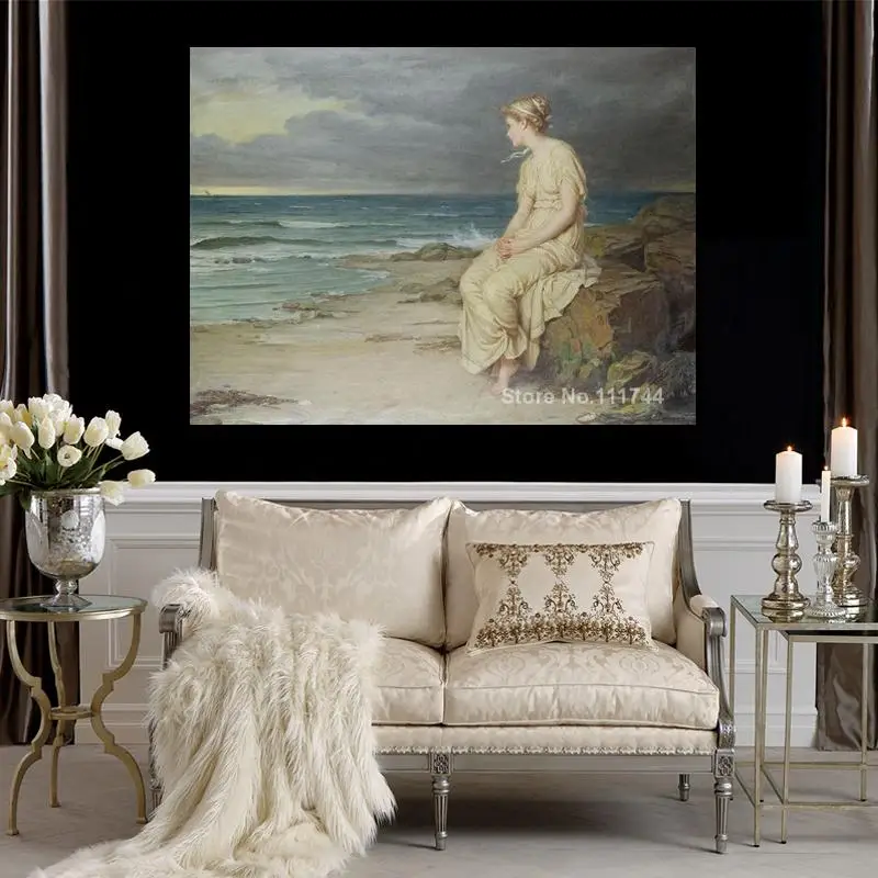 Miranda John William Waterhouse Paintings Living Room Decor Handmade High Quality