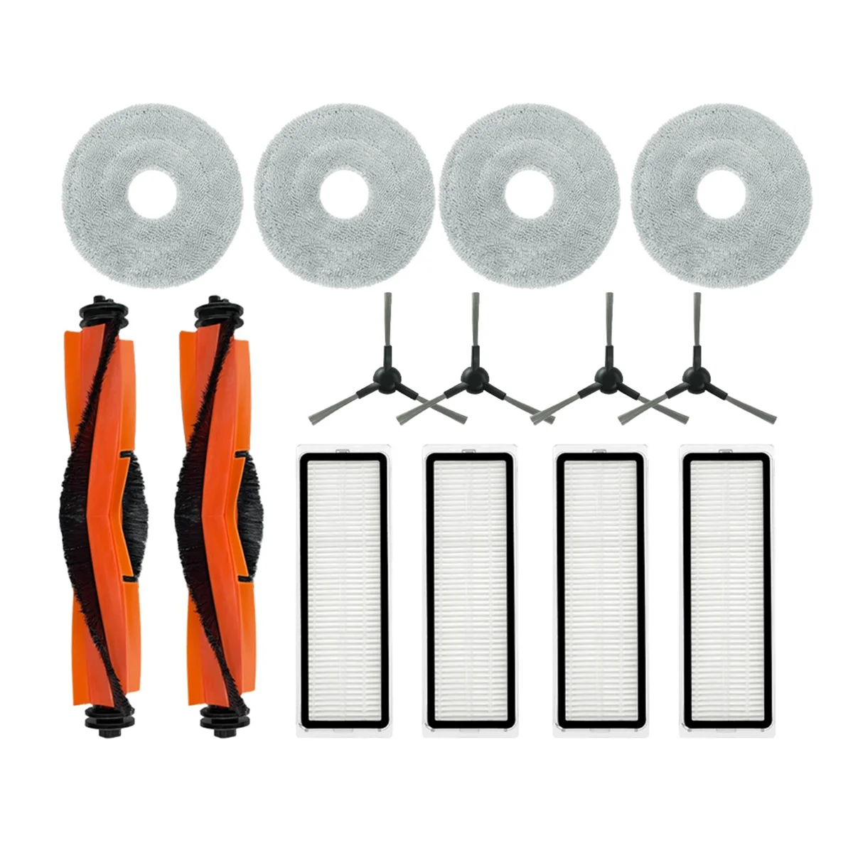 Xiaomi-掃除機ロボットs10,s10 plus,b105,スペアパーツ,ローラー,サイドブラシ,HEPAフィルター,モップクロス,アクセサリー