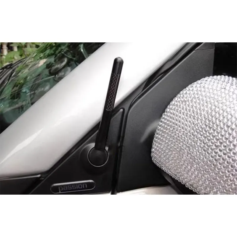 Decorazione dell\'antenna Radio sostitutiva per lo Styling del carbonio per auto per Mercedes Smart 451 per due accessori per auto modifica esterna