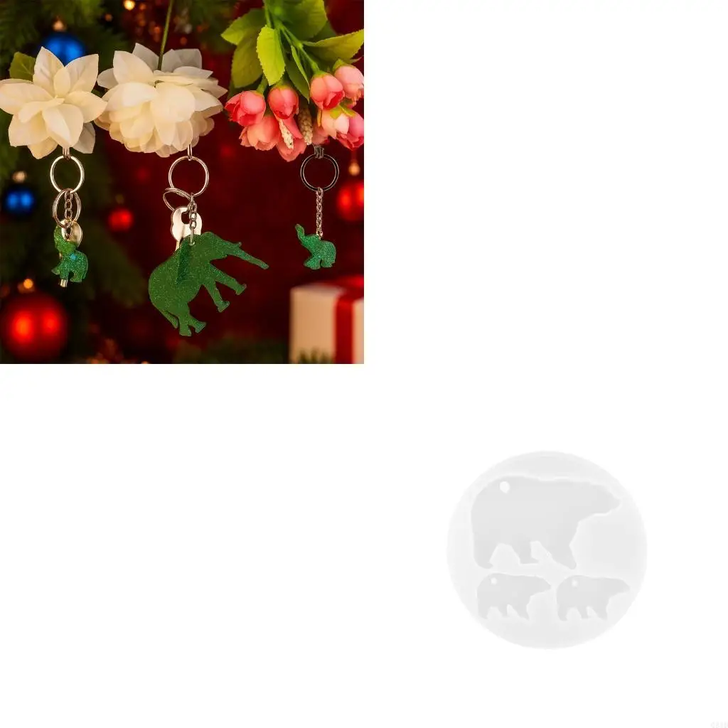 

Versatile Elephant Bear Silicone Mold For Handmade Jewelry Resin Casting And Craft Projects Accessories Mould