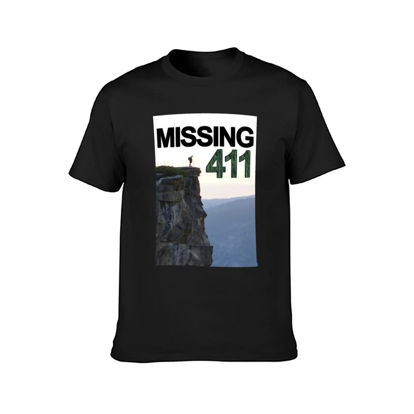 Missing 411 Strange Cases of People Spontaneously Vanishing in the Woods. Yosemite National Park T-Shirt