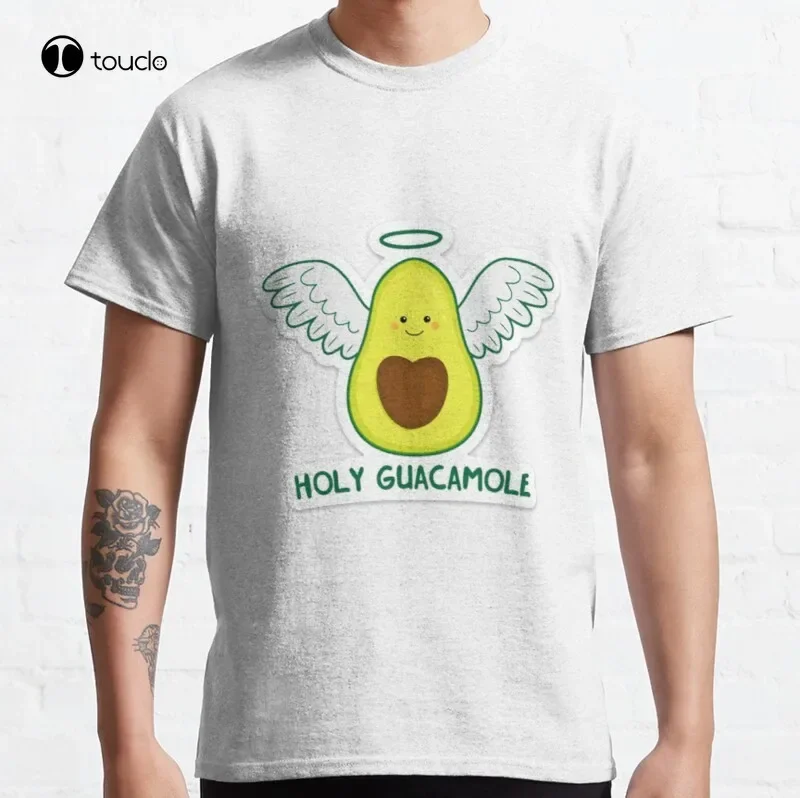 المقدسة Guacamole الكلاسيكية تي شيرت القطن تي شيرت للجنسين مخصص الكبار في سن المراهقة للجنسين الطباعة الرقمية تي شيرت موضة مضحك جديد