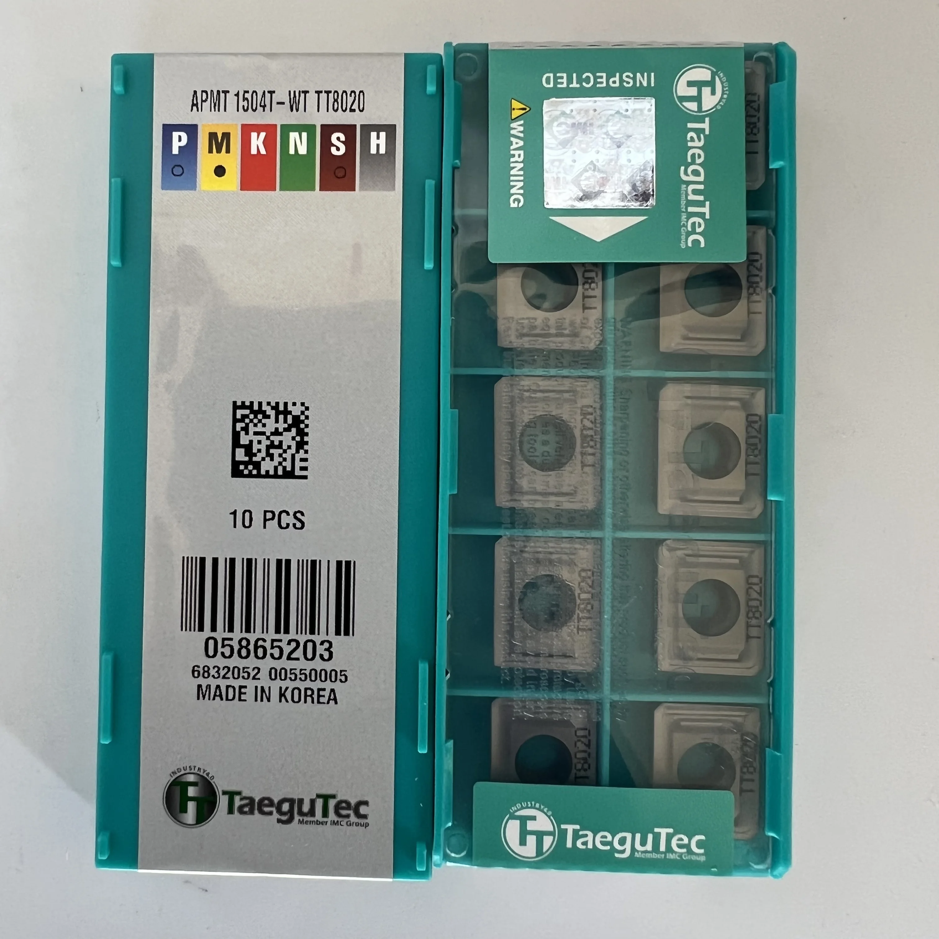

Carbide inserts for lathe APMT1504T-WT TT8020