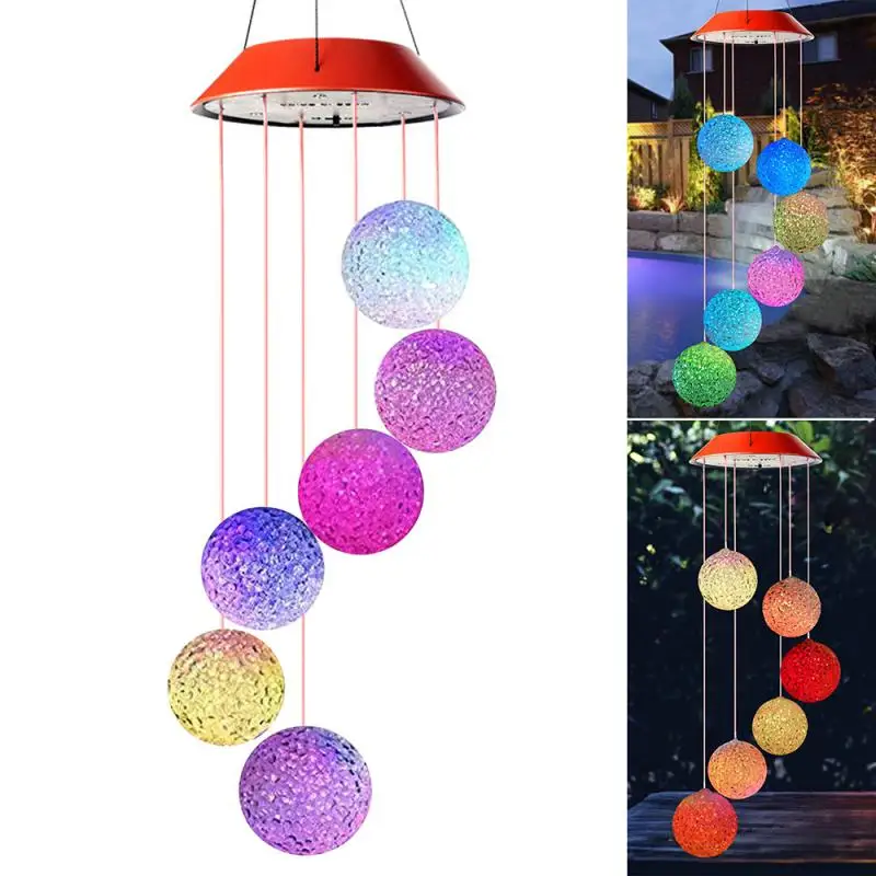 

Ip65 Waterproof Energy-efficient Stylish Sustainable Innovative Waterproof Wind Chimes Outdoor Decorative Charming Led Durable