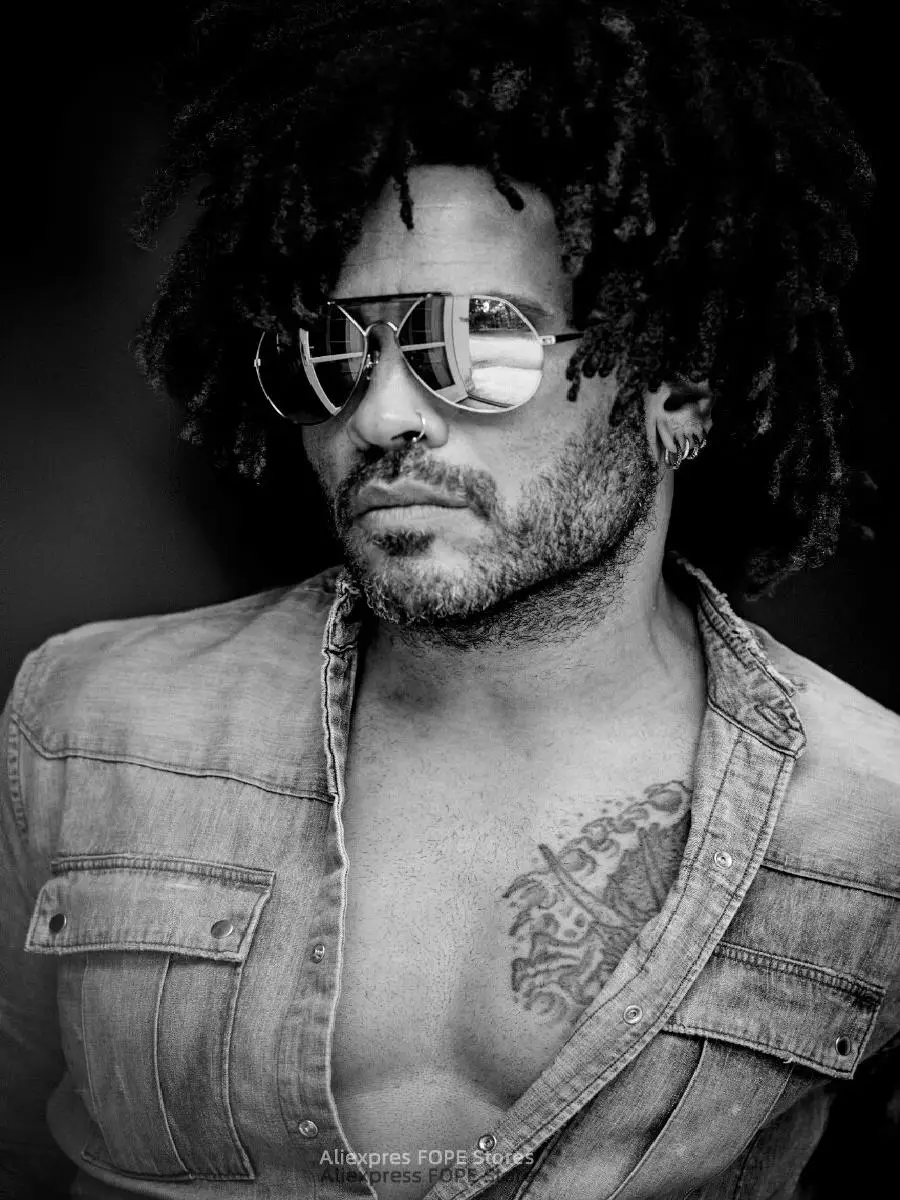 Lenny Kravitz Music Art Poster Rock Band Album Cover Canvas Print  Home Wall Decor