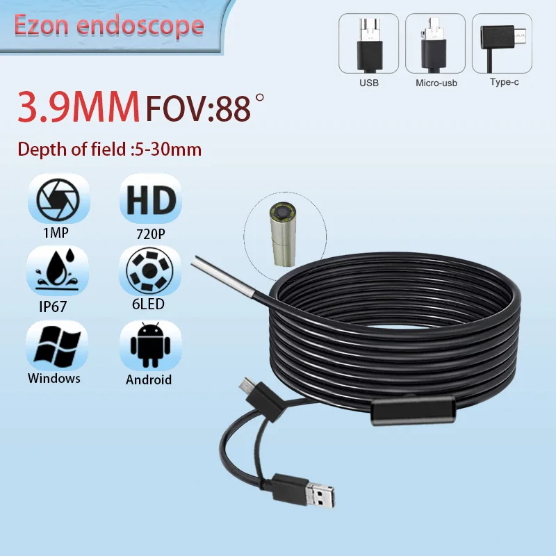 1mp-39mm-88を日本語に翻訳してください-°-エンジン検査用工業用内視鏡カメラ-usb-type-c-android-3-in-1-ソフトコード工業用内視鏡