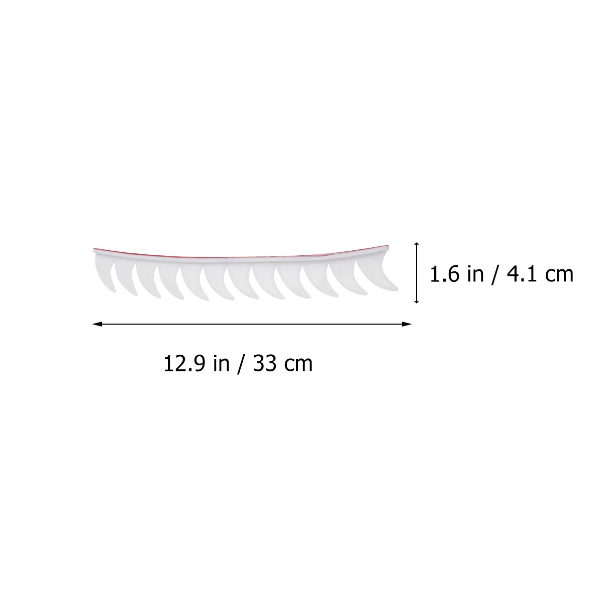 

Retro Motorcycle Patch Head Horn White Arc-Shaped Personalized Sticker Decoration Cool Look for Party