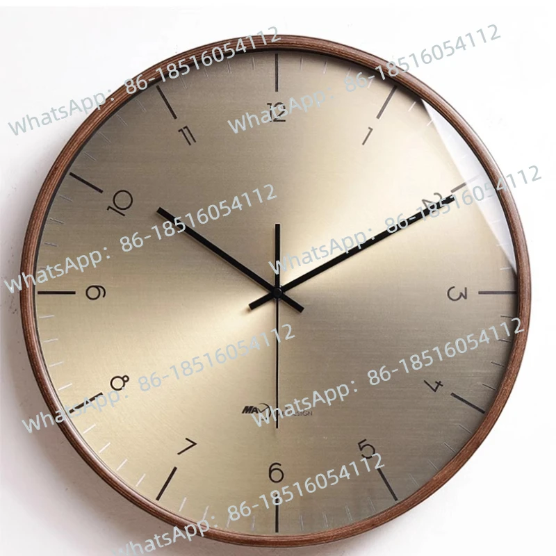 

2025 новые настенные часы для дома, гостиной, современные простые легкие роскошные настенные часы