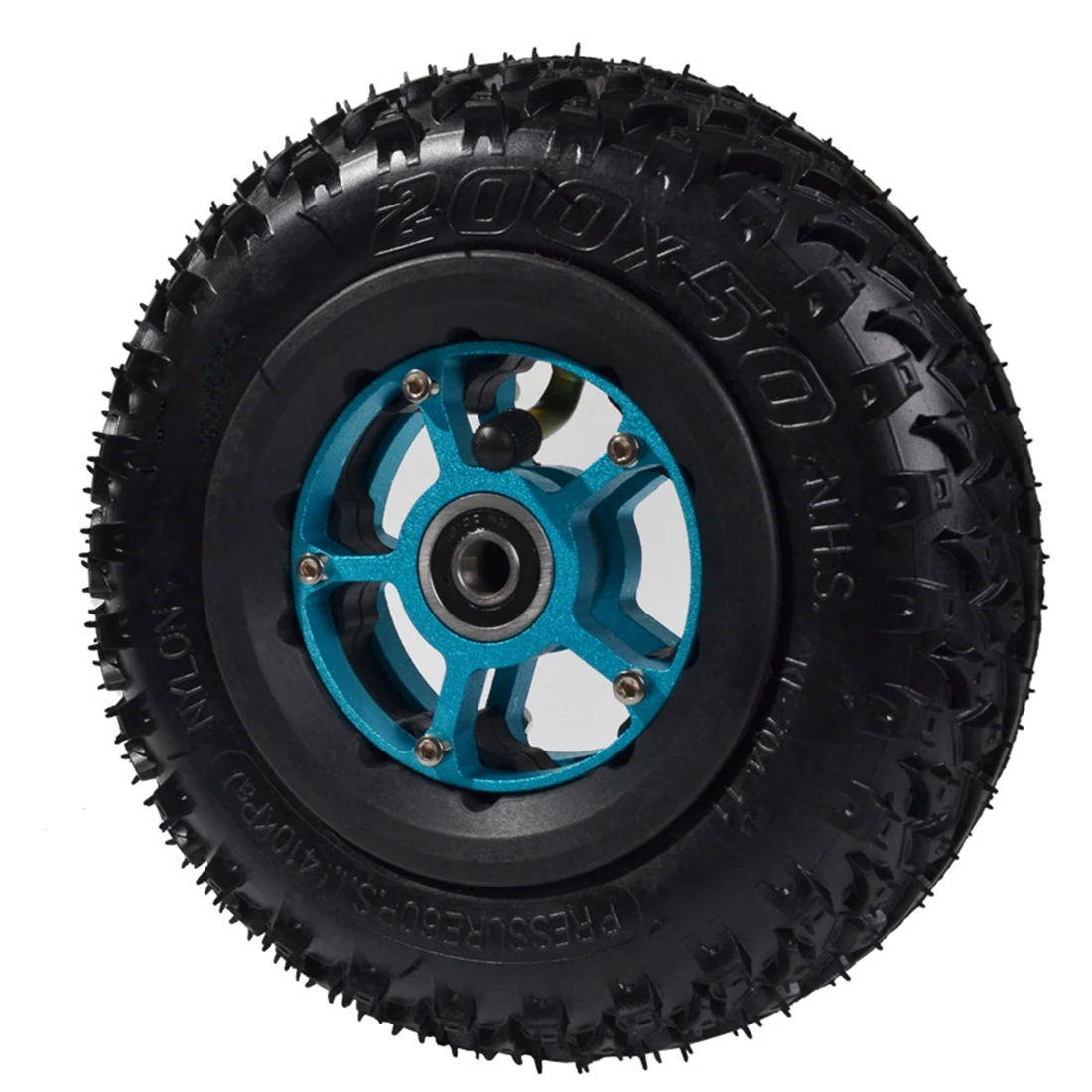 

8 Inch 200X50 Pneumatic Tires for Electric Skateboard Damping Cross Country Skateboard Tubeless Tyre Parts,Front Wheel