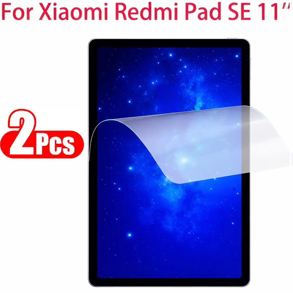 

2PCS For Xiaomi Redmi Pad SE 11 inch 2023 Soft Film Screen Protector Tablet Protective Film For Redmi Pad SE 11'' Soft Film