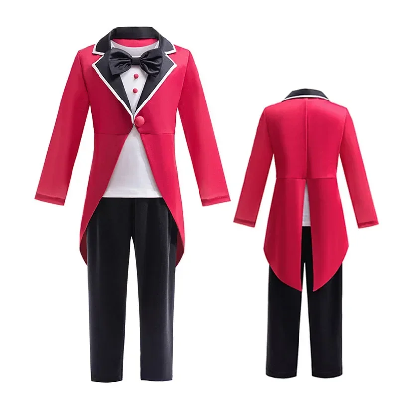 زي دي كوسبلاي دي لا رين دي أوبجيتس pour Enfant، Tenue de Clown Numère LYus، 3 قطع، صب الهالوين