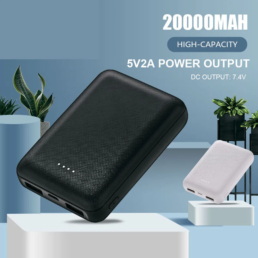 New Power Bank 20000mAh Portable Mini Charger Fast Charging External Battery Pack for Heating Vest Jacket Scarf Socks Gloves