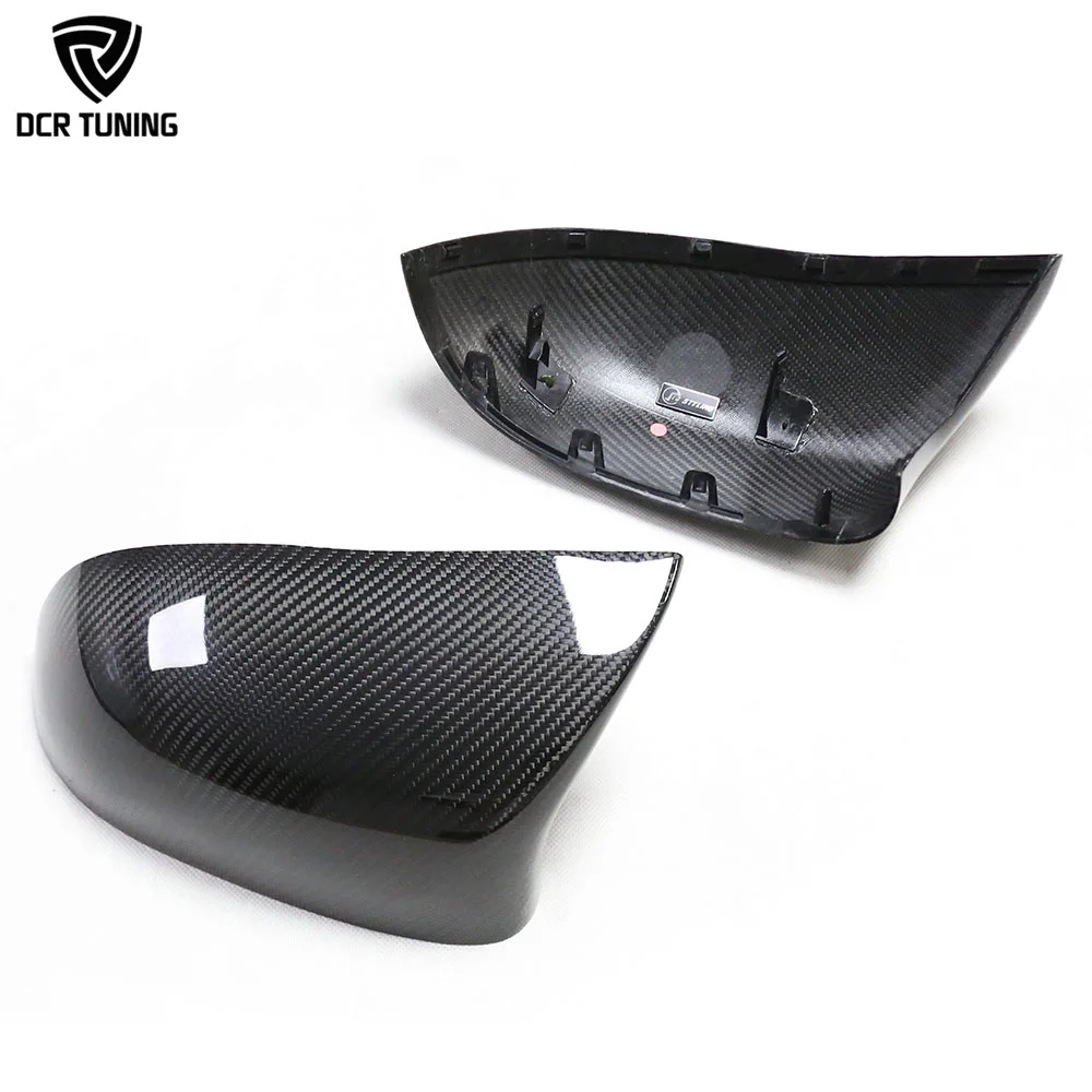 

X6M F86 Dry Carbon Fiber Mirror Cover for BMW X5M F85 X6M F86 Rearview Carbon Mirror Casing Stick on Door Mirror