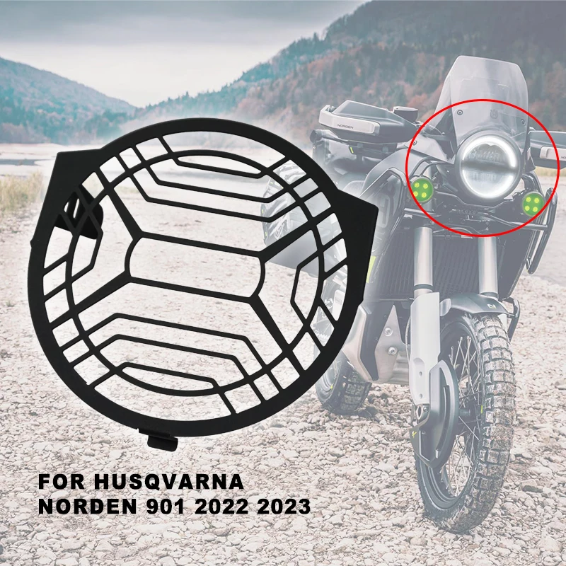 

Нержавеющая сталь фара, решетка для фар, защитная крышка для мотоцикла Husqvarna Norden 901 Norden 901 2022 2023