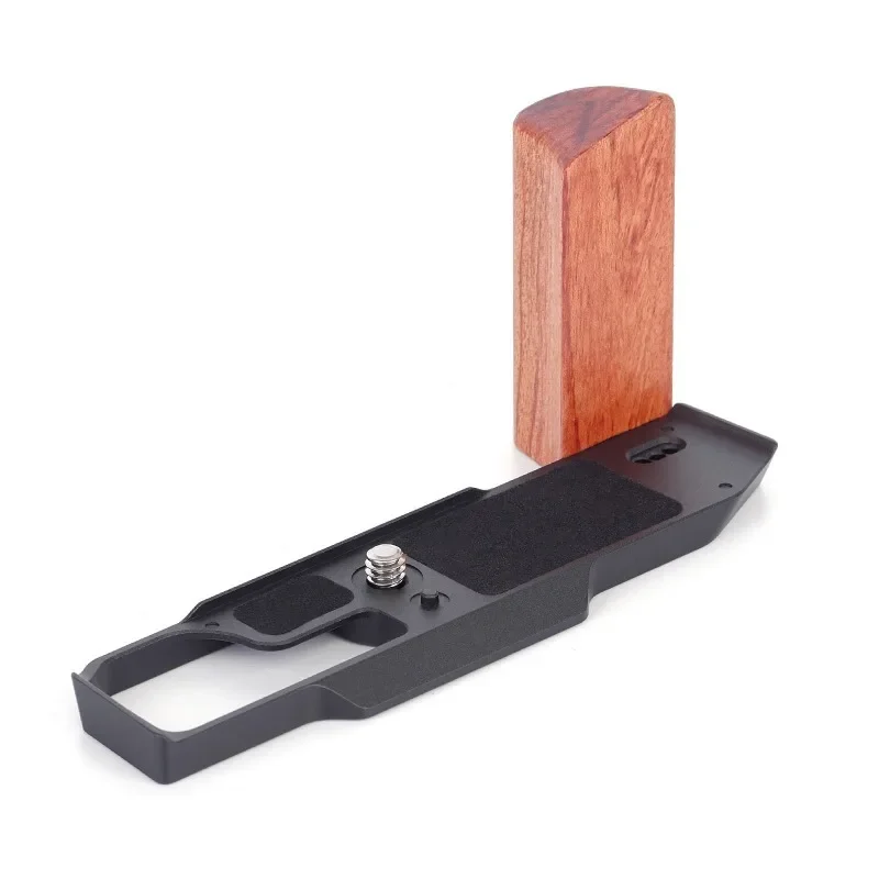 Fittest Wooden Handgrip L-Bracket for Sigma BF Digital Camera Grip  Aluminum Base Plate Tripod Quick-Release Vintage