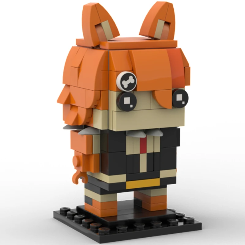 

164PCS MOC Buffpup Brickheadz Character Model Modular Building Blocks DIY Creative Assembly Toys Gift