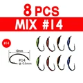 8 piezas mix 14