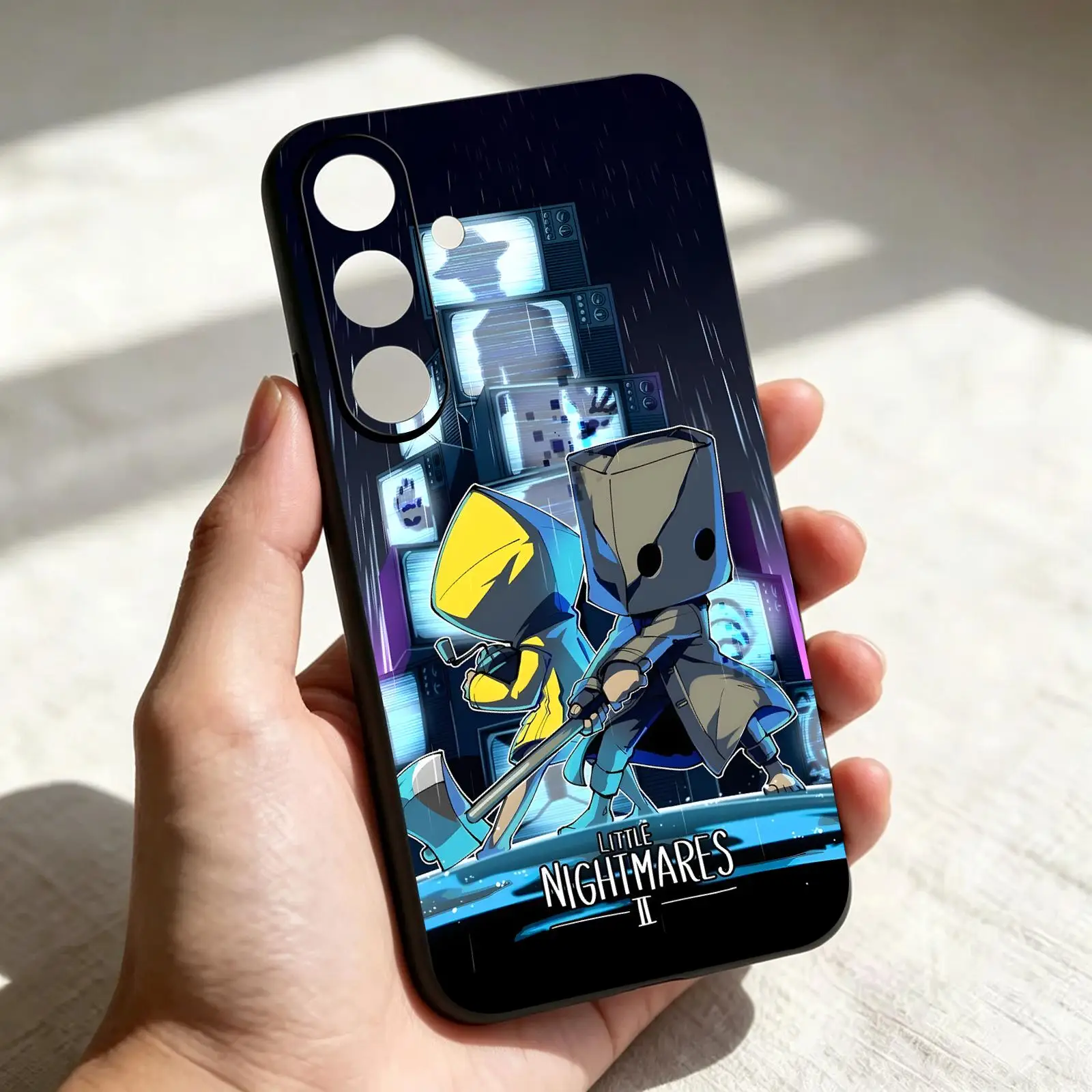 Phone Case For Samsung A57 A56 A37 A27 A17 A36 A26 A55 A35 Black Matte Soft Case HOT GAME Little nightmares