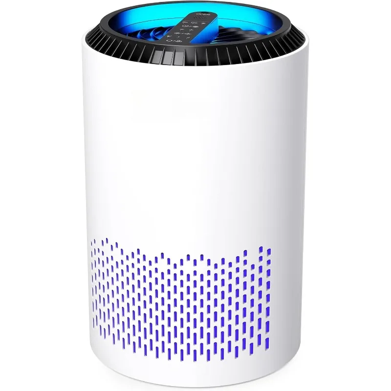 

Air Purifiers for Bedroom Home, Air Purifier For Smoke Pollen Dander Hair Smell Air Cleaner with Sleep Mode Speed Control