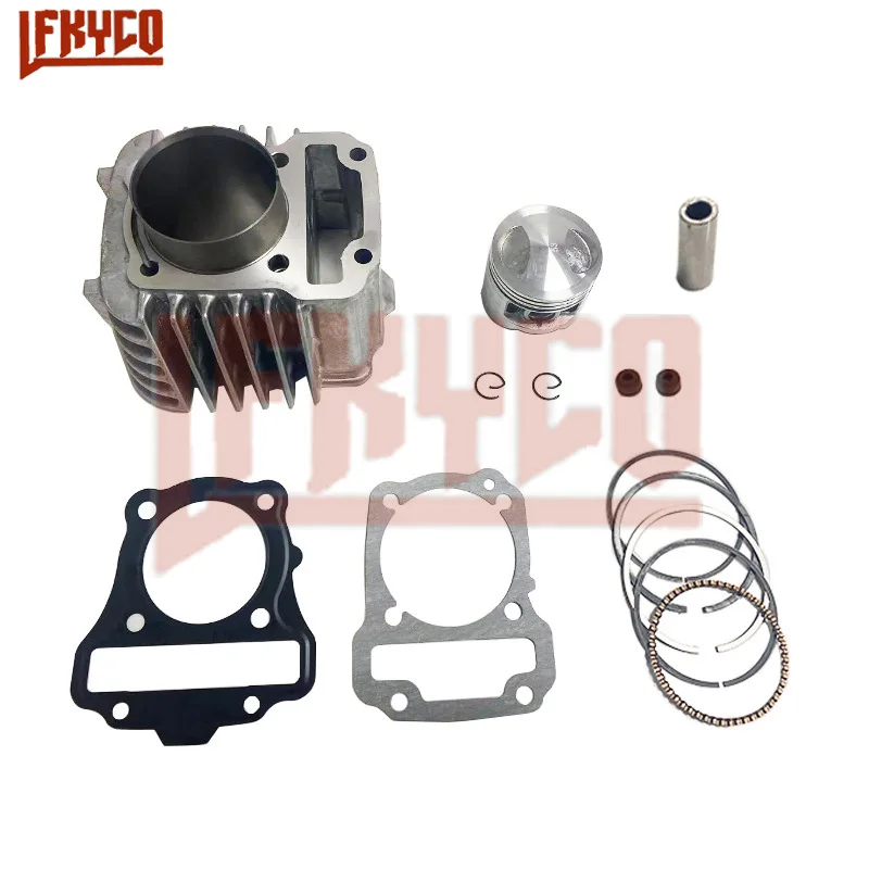 Motorcycle 53mm Engine Cylinder 110CC Piston Gasket Kit Motor for Honda KWB110 WAVE110 Suzuki REVO110 WIVE110 Motoblock ATV Part