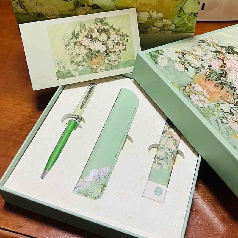 Tramol Van Series Gogh Fountain Pen Gift Box Set Fartistic Exquisite Calligraphy Pen Writing Office Stationery Birthday Gift