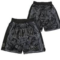 Men's Classic Basketball Sports Shorts 3d Printed Pattern Mamba Personality Trend Men's Fashion Casual Basketball Shorts