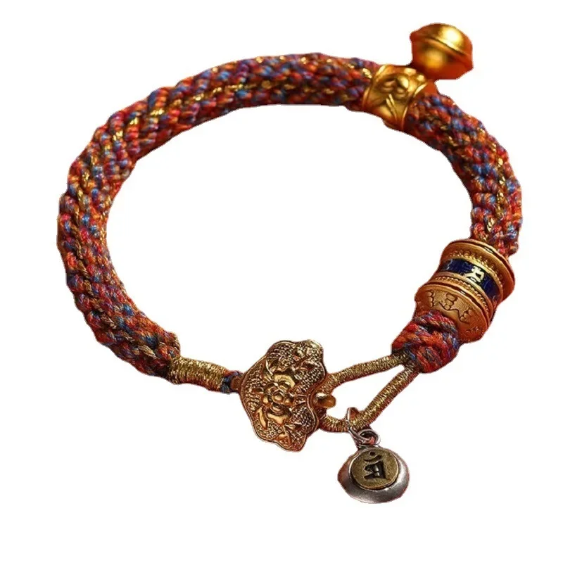 UMQ Year Of Rabbit Hand-Woven Rope Eight Zodiac Patron Saint Hand String An Benmingnian Bracelet Men And Women