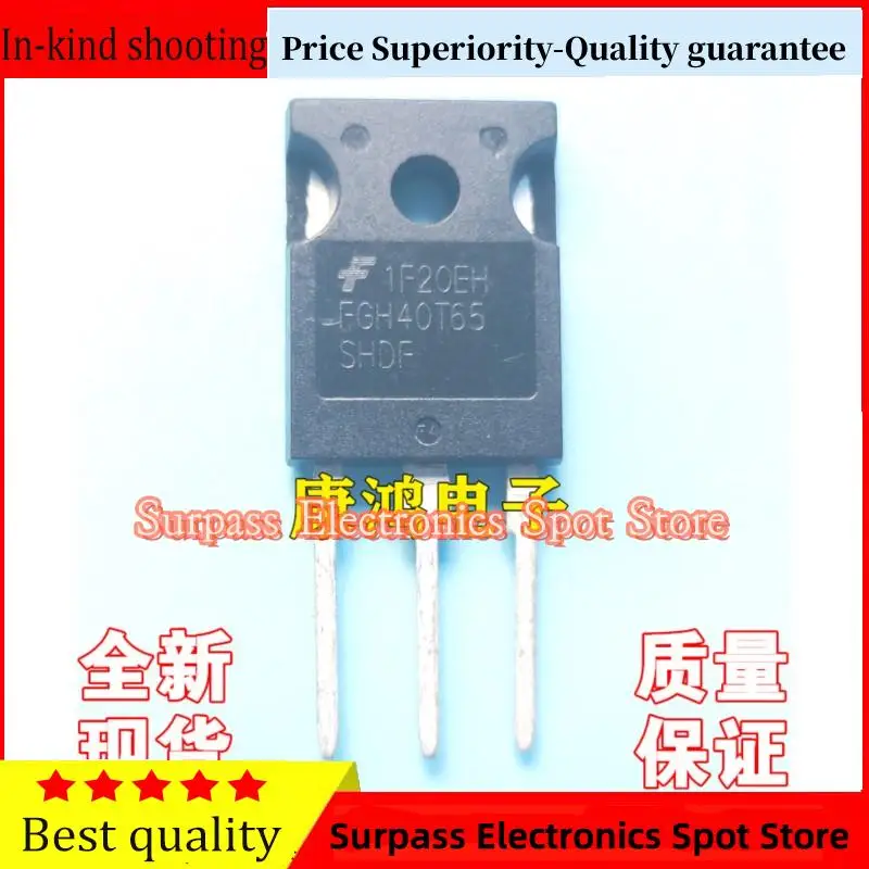 10PCS-100PCS   FGH40T65SHDF FGH40T65 TO-247 IGBT 40A650V Price Superiority-Quality guarantee