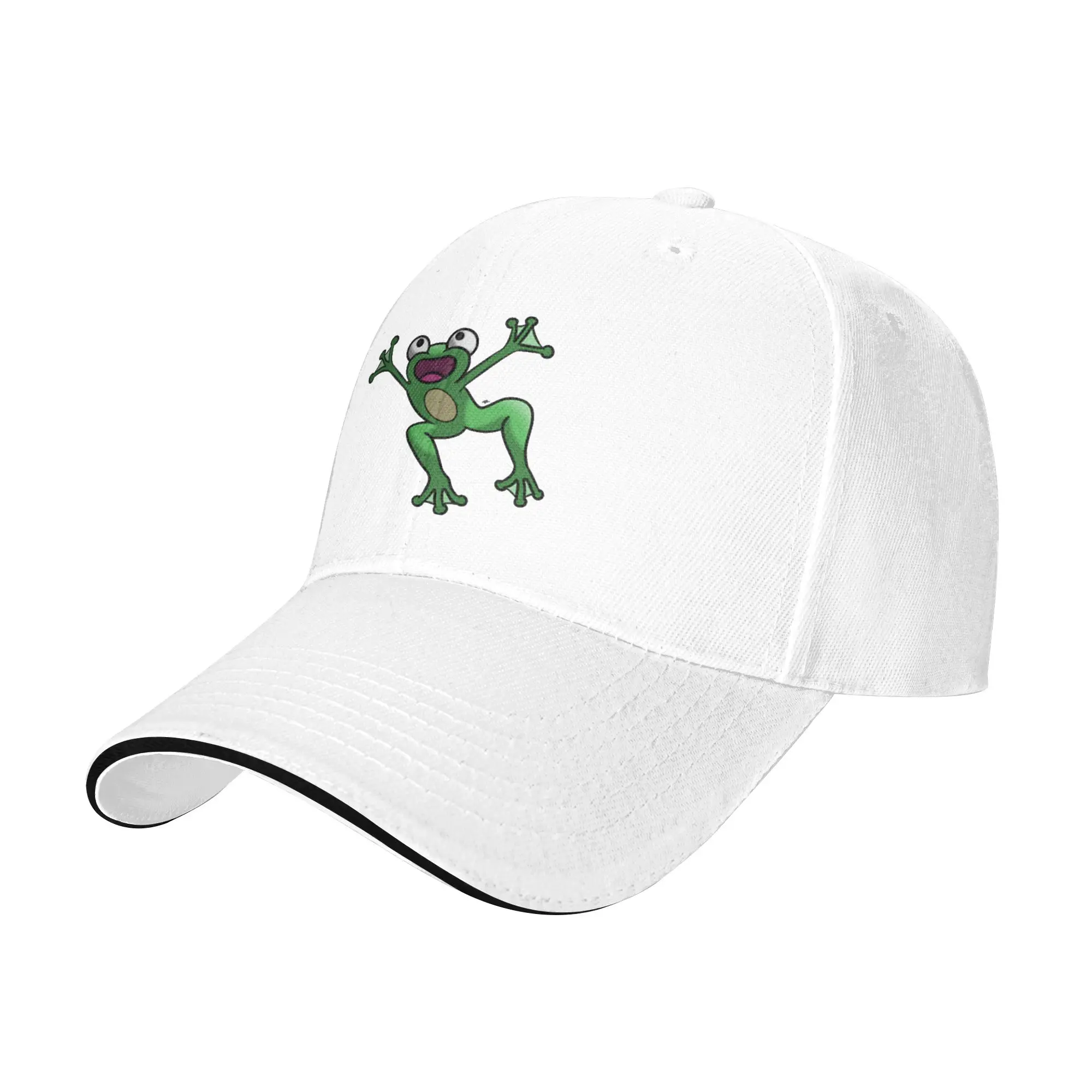 Frog Jumping For Joy Gift For Children Men Women A Baseball Cap Hat